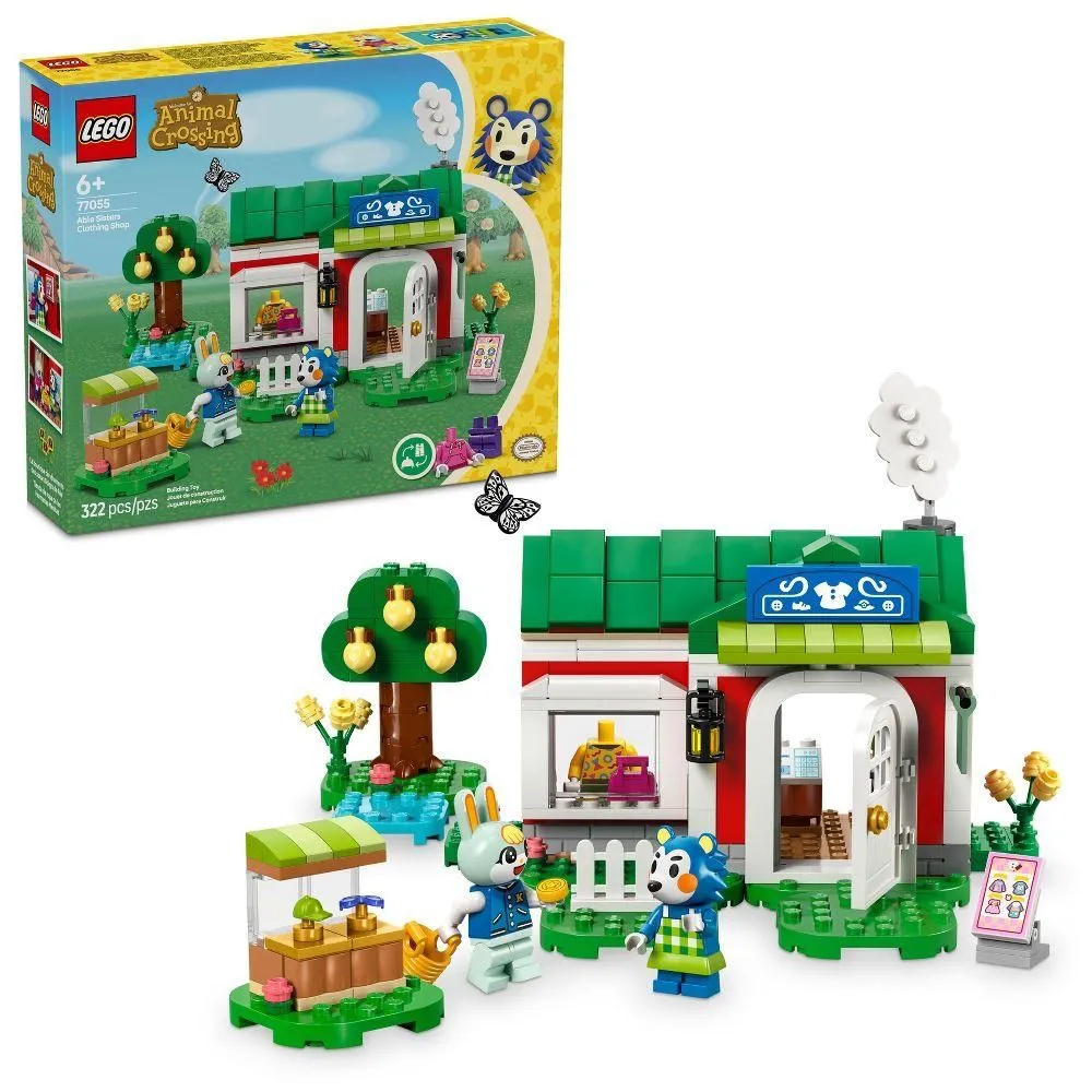 Brand New - LEGO Animal Crossing Able Sisters Clothing Shop Building Toy 77055