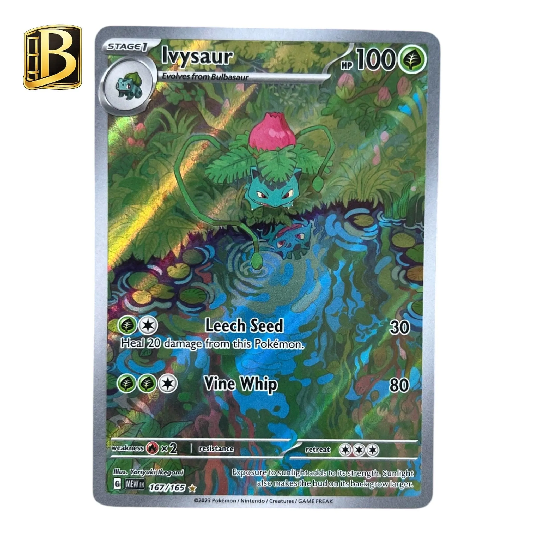 Ivysaur 167/165 – Illustration Rare – Pokémon 151 – Pokémon