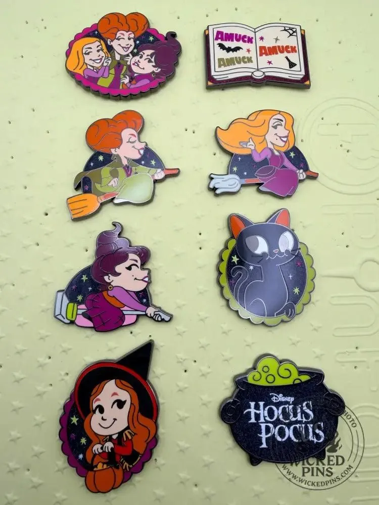 2026 Disney Parks Hocus Pocus LR Mystery Box Pin COMPLETE SET