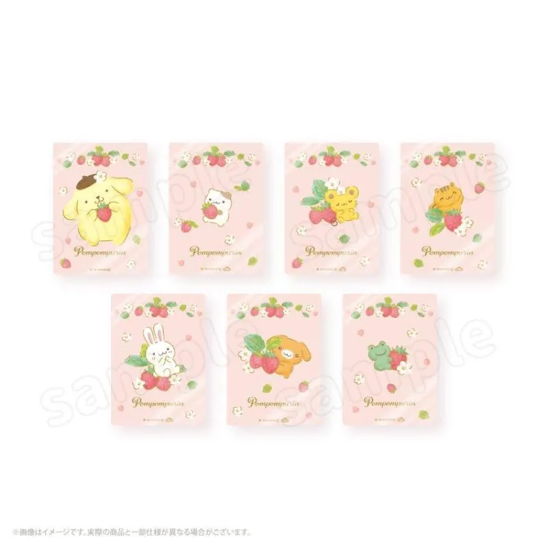 [Blind Bag] Sanrio "Pompompurin Ichigo Strawberry Friends" Trading Clear Card