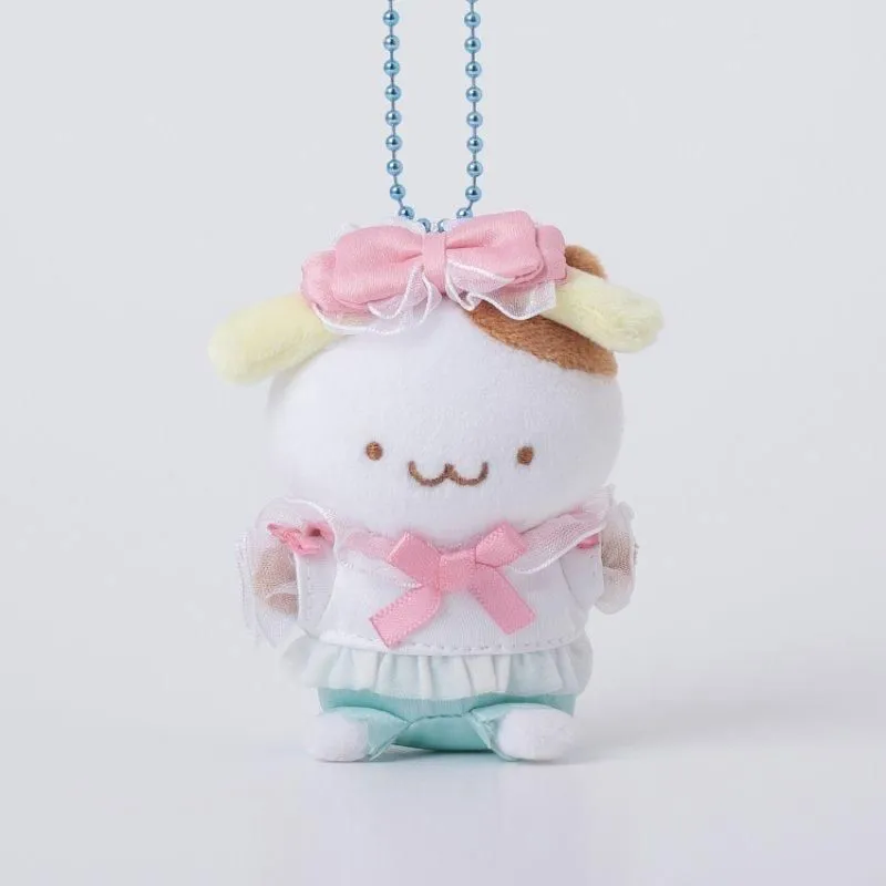 MUFFIN Sanrio "Pompompurin Omotenashi Party Munyugurumi" Plush Mascot Keychain