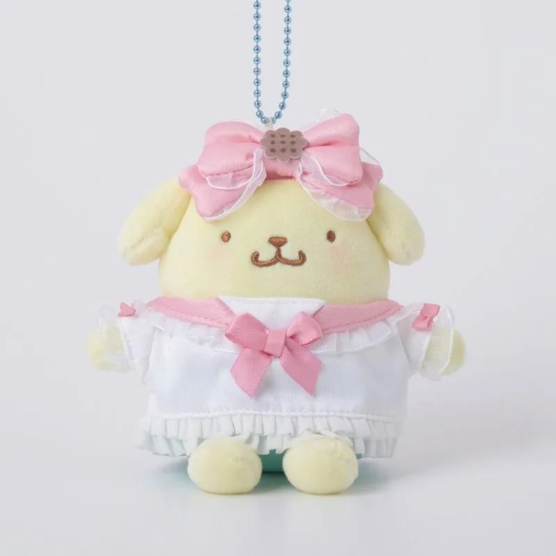 POMPOMPURIN Sanrio "Pompompurin Omotenashi Party Munyugurumi" Plush Mascot Keychain