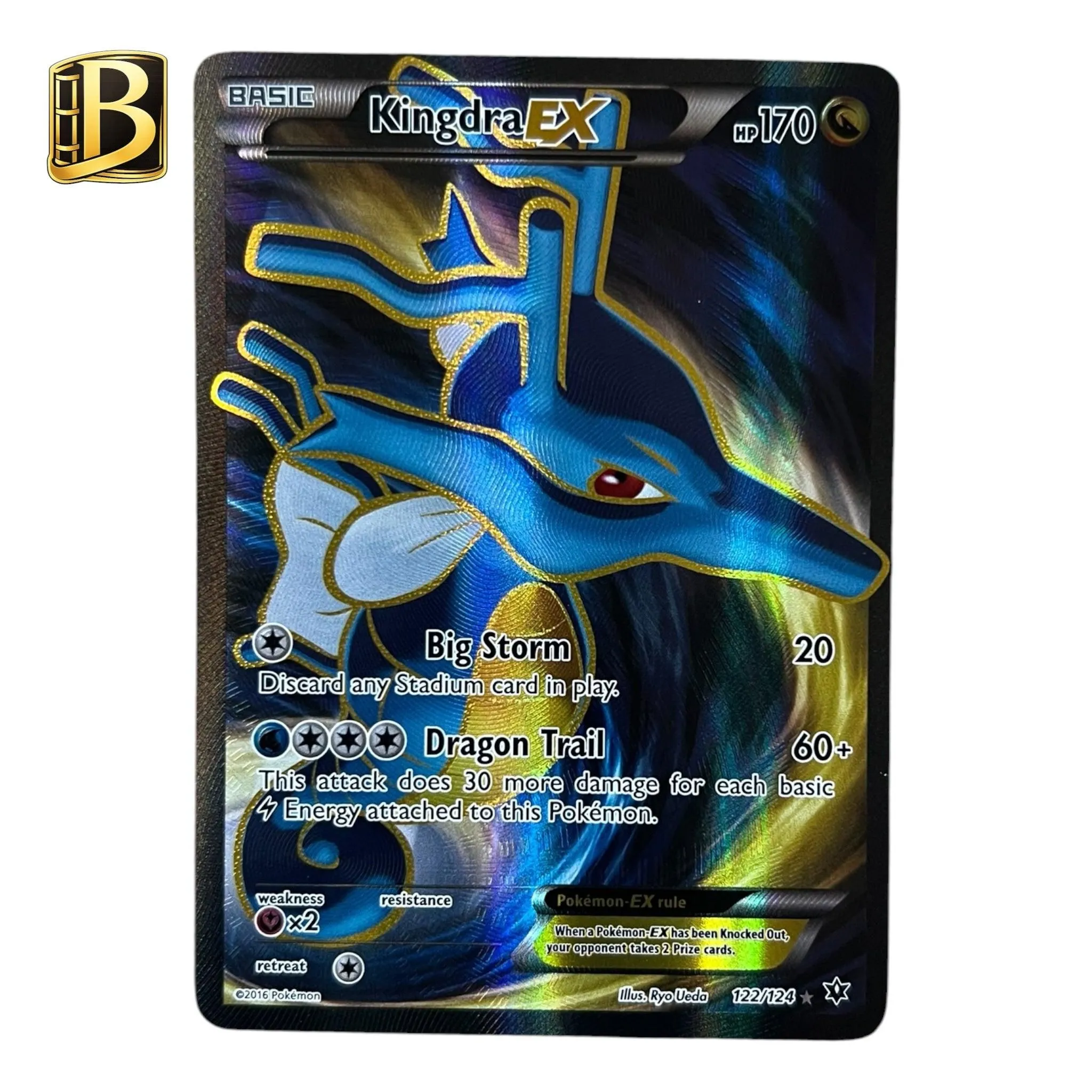 Kingdra EX 122/124 XY Fates Collide Full Art UR – Pokémon