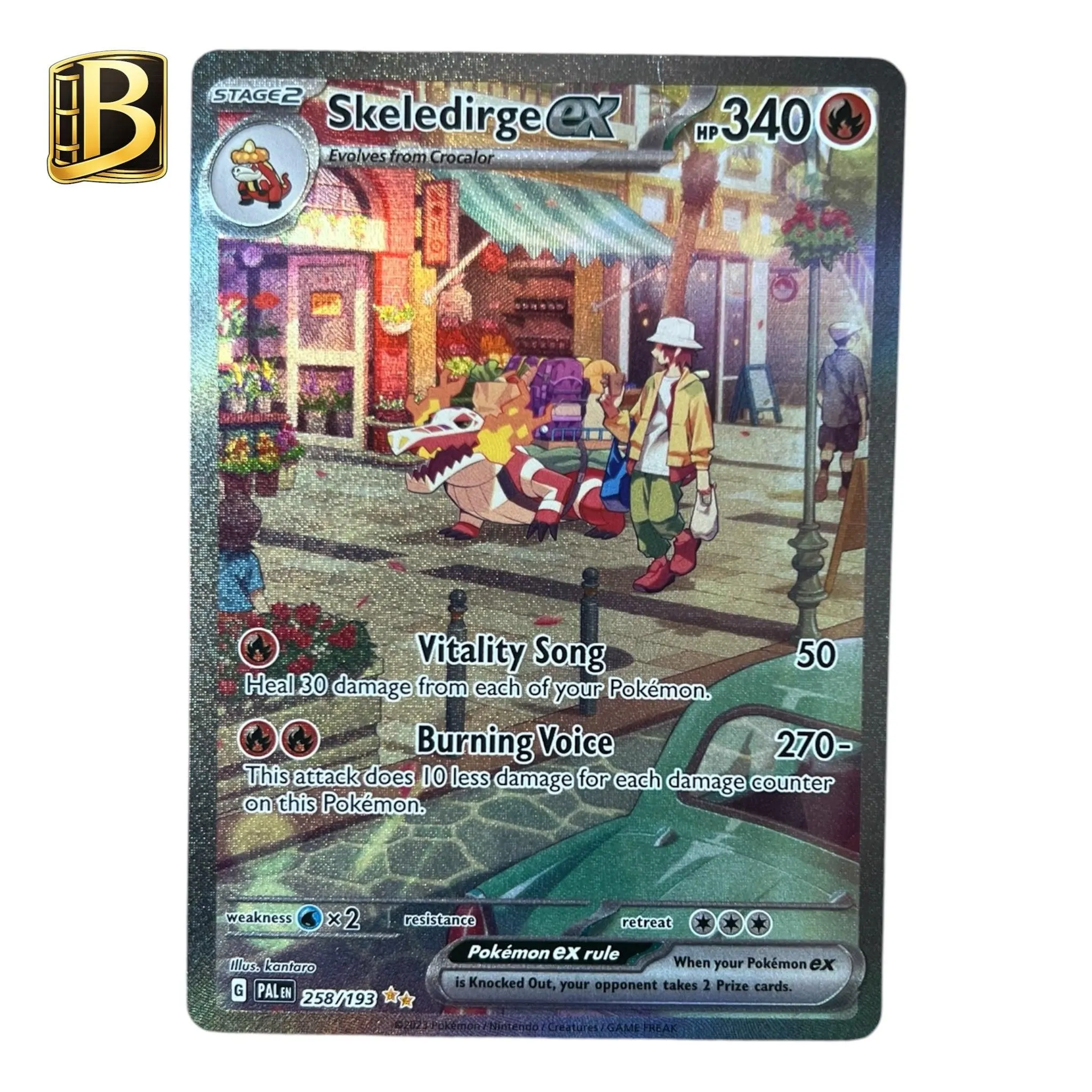 Skeledirge ex 258/193 – SIR – Paldea Evolved – Pokémon