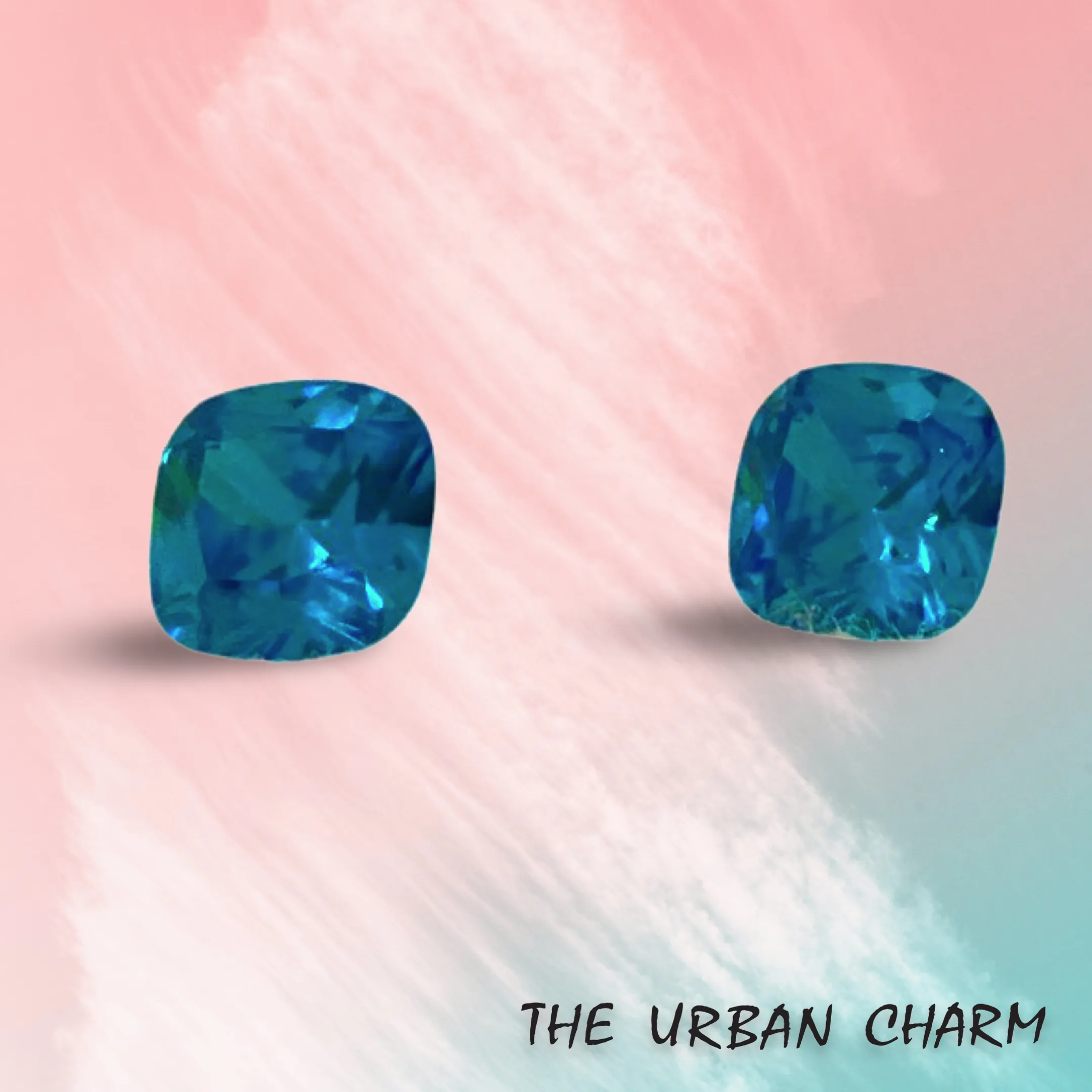 Natural Swiss Blue Topaz Cubic Zirconia AAA quality Lab-grown Gemstone Loose Stone