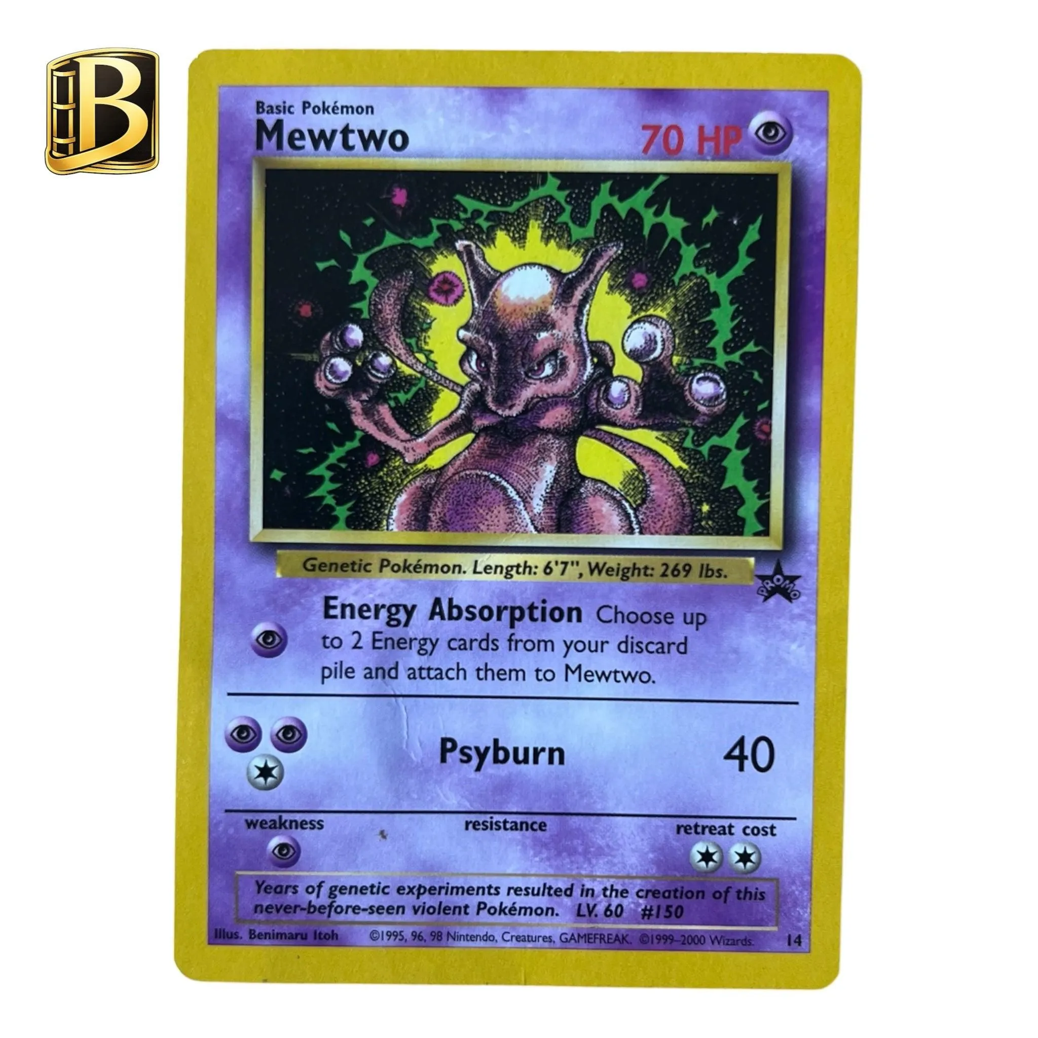 Mewtwo 14 – Black Star Promo – Pokémon