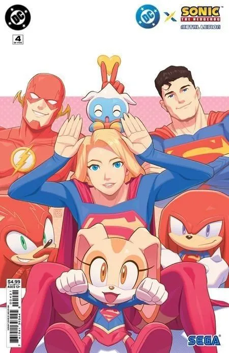 DC X SONIC THE HEDGEHOG METAL LEGION #4 - MIN HO KIM COVER B