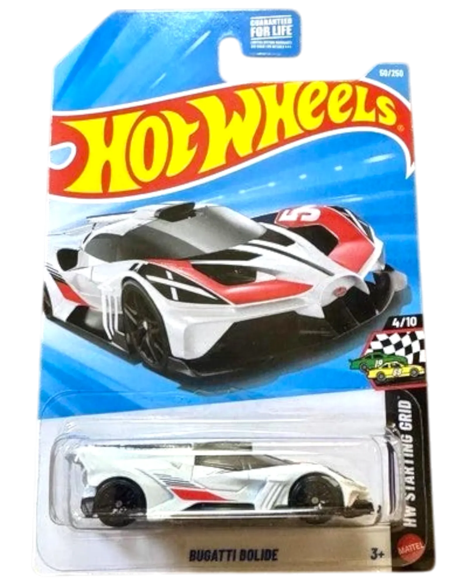 Hot Wheels Bugatti Bolide White 1:64 Die-Cast #50/250