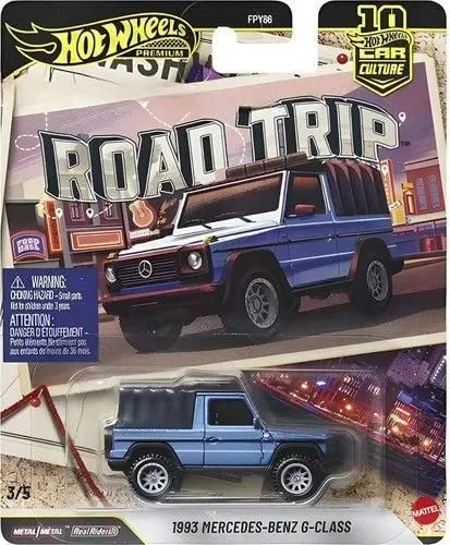 Hot Wheels Car Culture Road Trip 1993 Mercedes-Benz G-Class Diecast Model Car