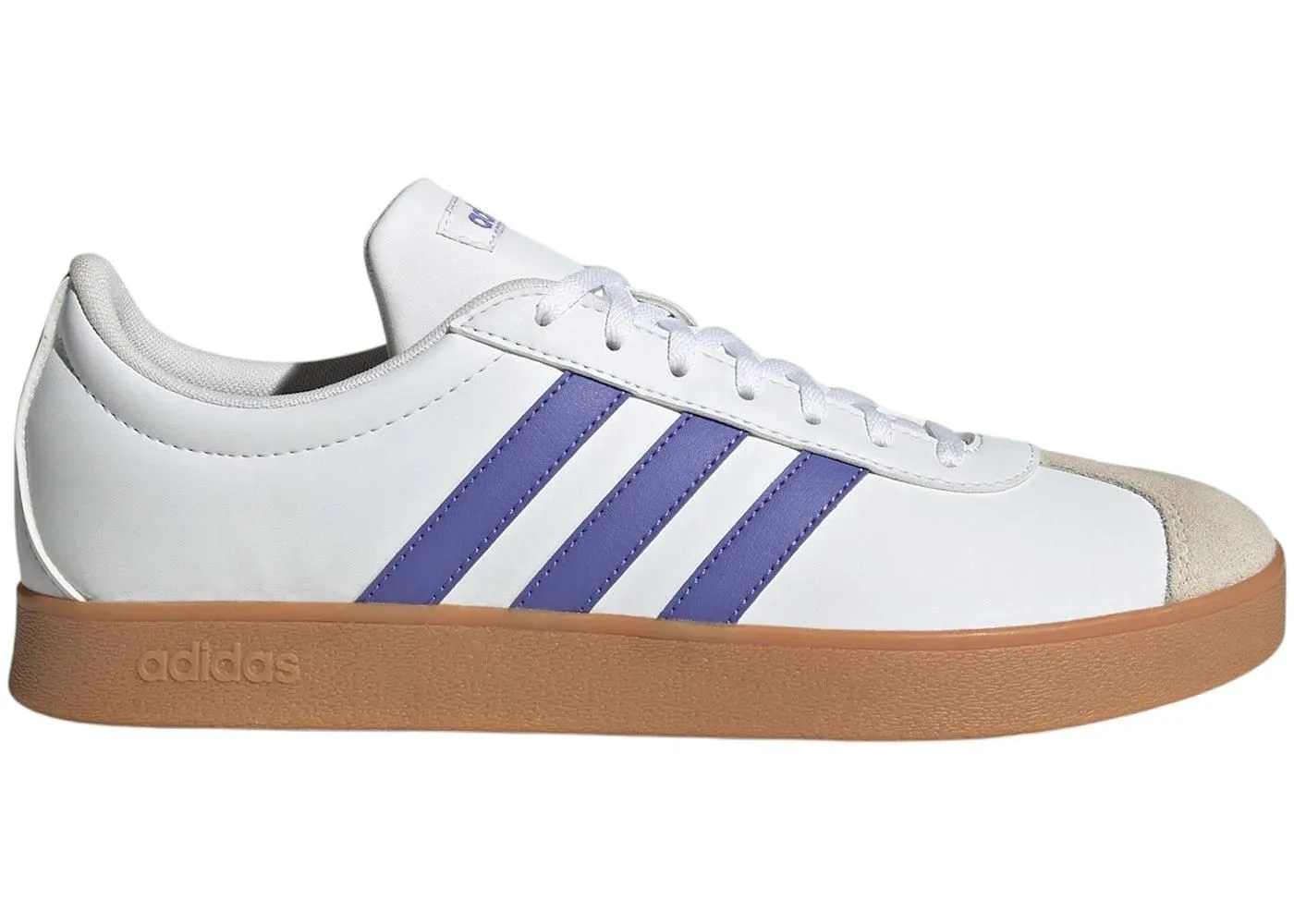 1317300 adidas VL Court Base Cloud White Cobalt Blue Alumina Men 6 New