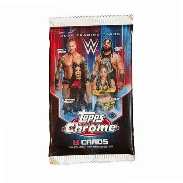 2026 Topps Chrome WWE Hobby Booster Pack