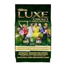 Luxe 2025/26 Cricket Trading Cards Booster Pack