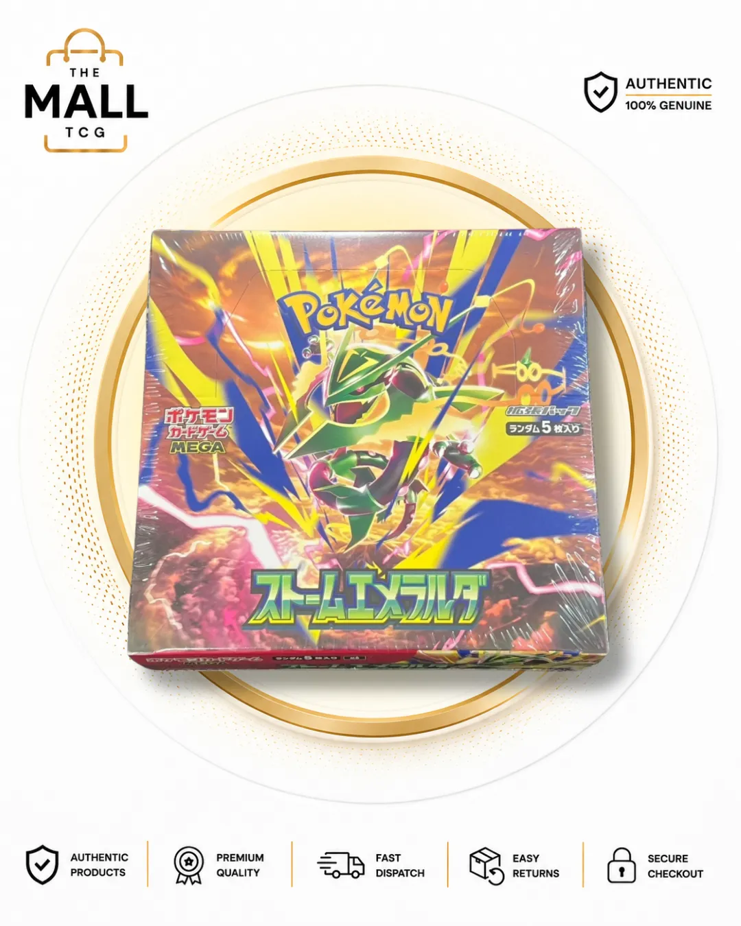 Pokémon M6 Storm Esmeralda Booster Box | Japanese Factory Sealed