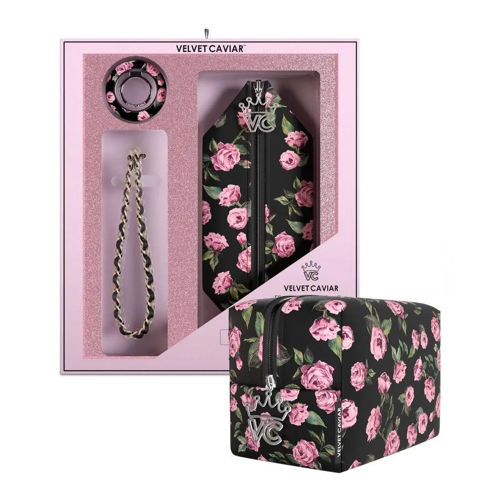 Open-box - VELVET CAVIAR Pink Rose Floral Gift Set