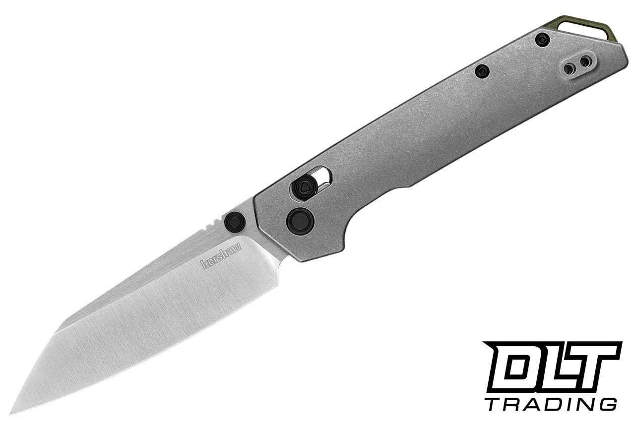 Kershaw Iridium 2038RTI Reverse Tanto - Titanium - Stonewash S35VN Blade