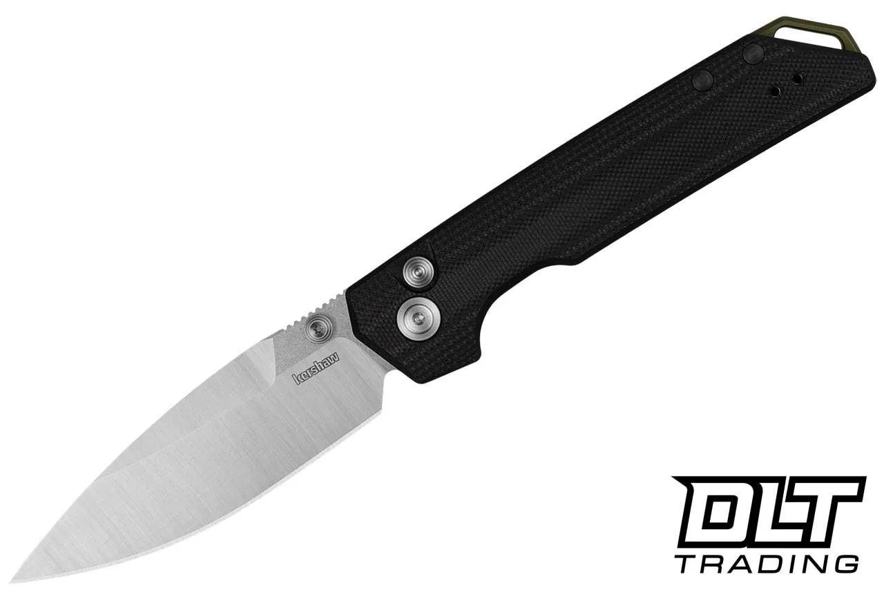 Kershaw Iridium 3038 - Black G-10 - Two Tone Spear Point MagnaCut Blade