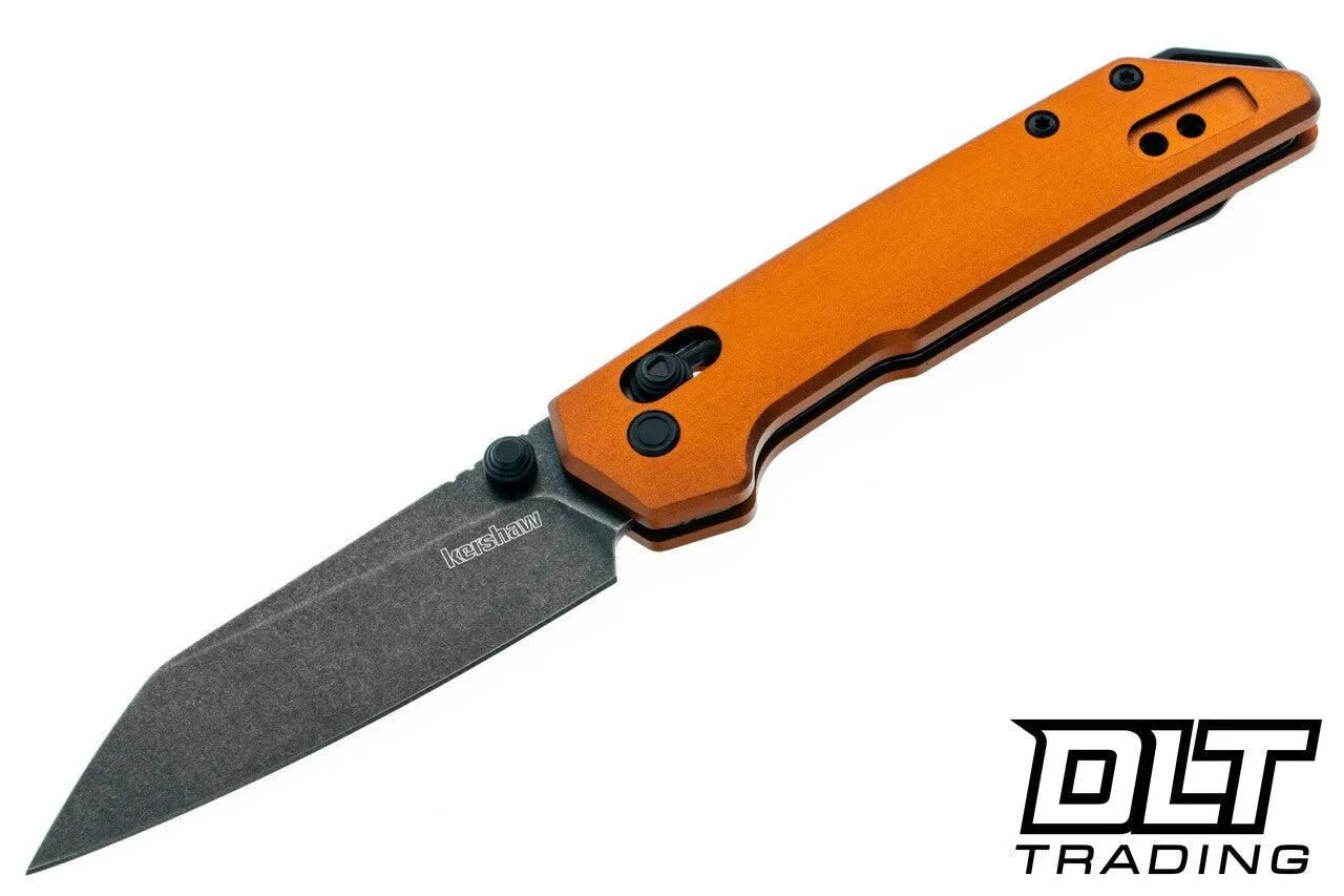 Kershaw Mini Iridium 2051RBRZBW - Reverse Tanto Black Oxide D2 Blade - Bronze Aluminum