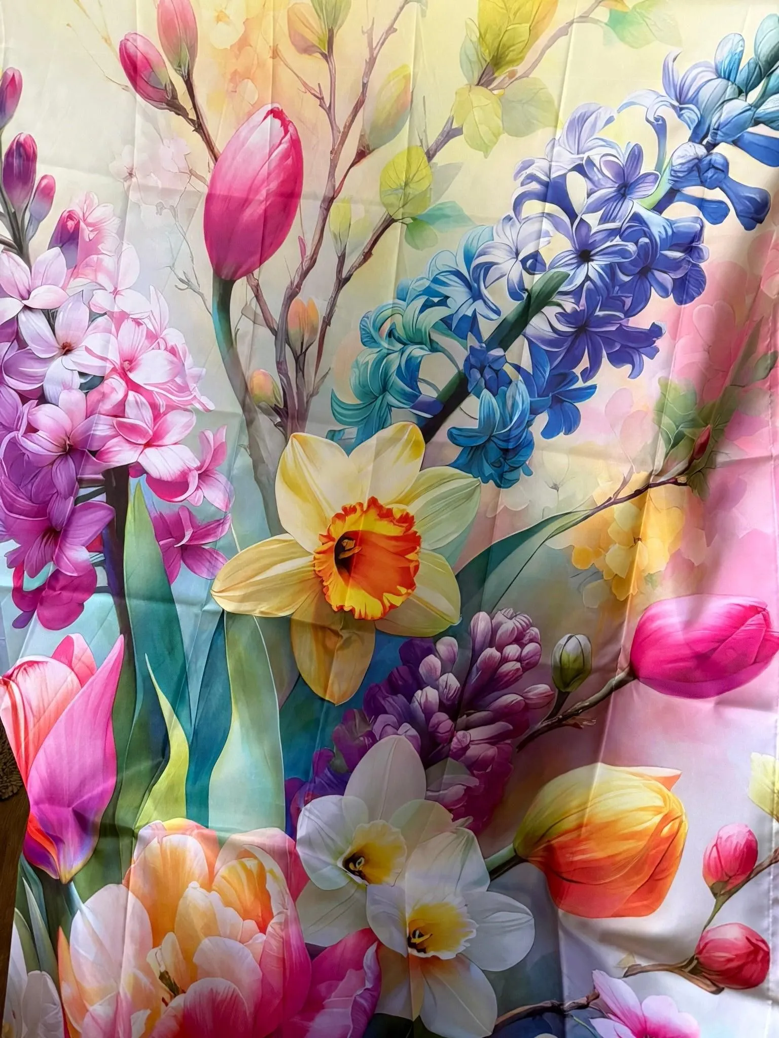 Spring Floral Shower Curtain