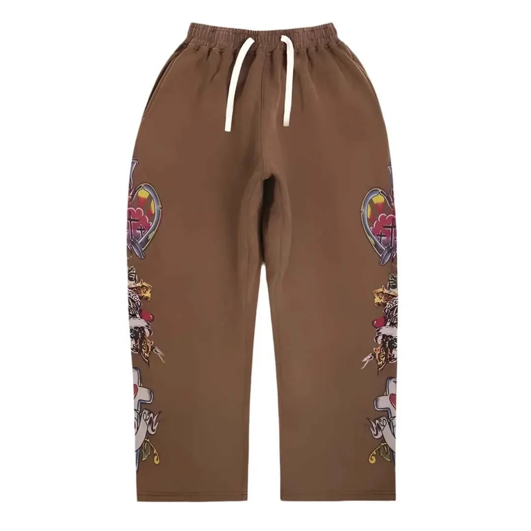 Righteous Risen King Sweatpants Brown