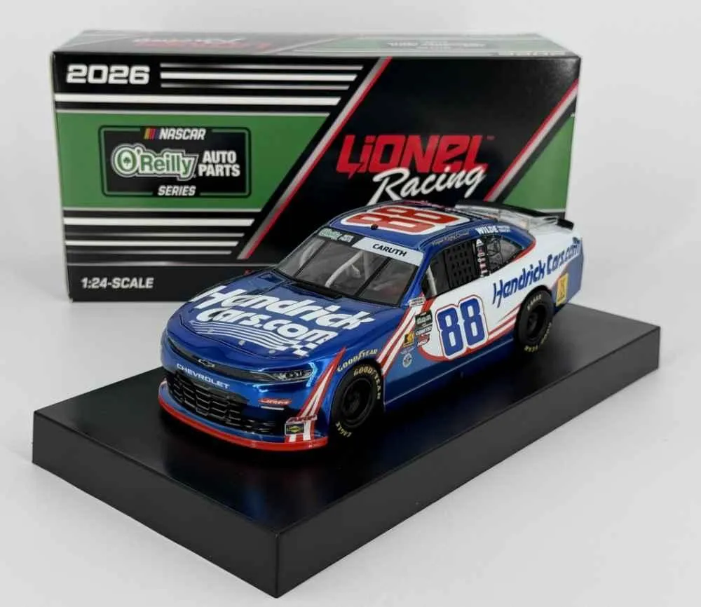 Rajah Caruth 2026 Hendrickcars.com 1:24 Color Chrome