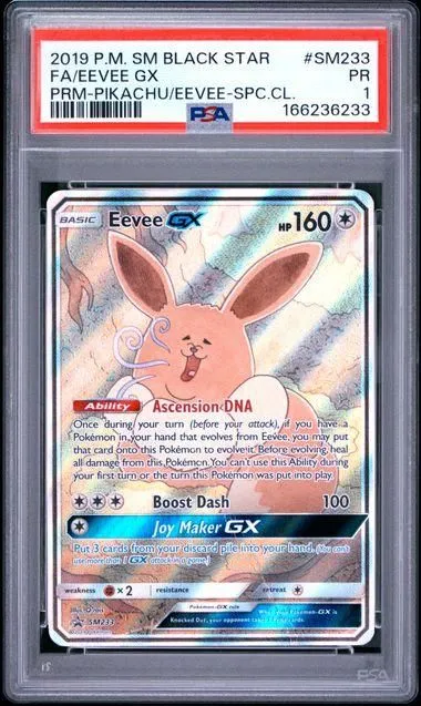 Eevee GX #SM233 PSA 1