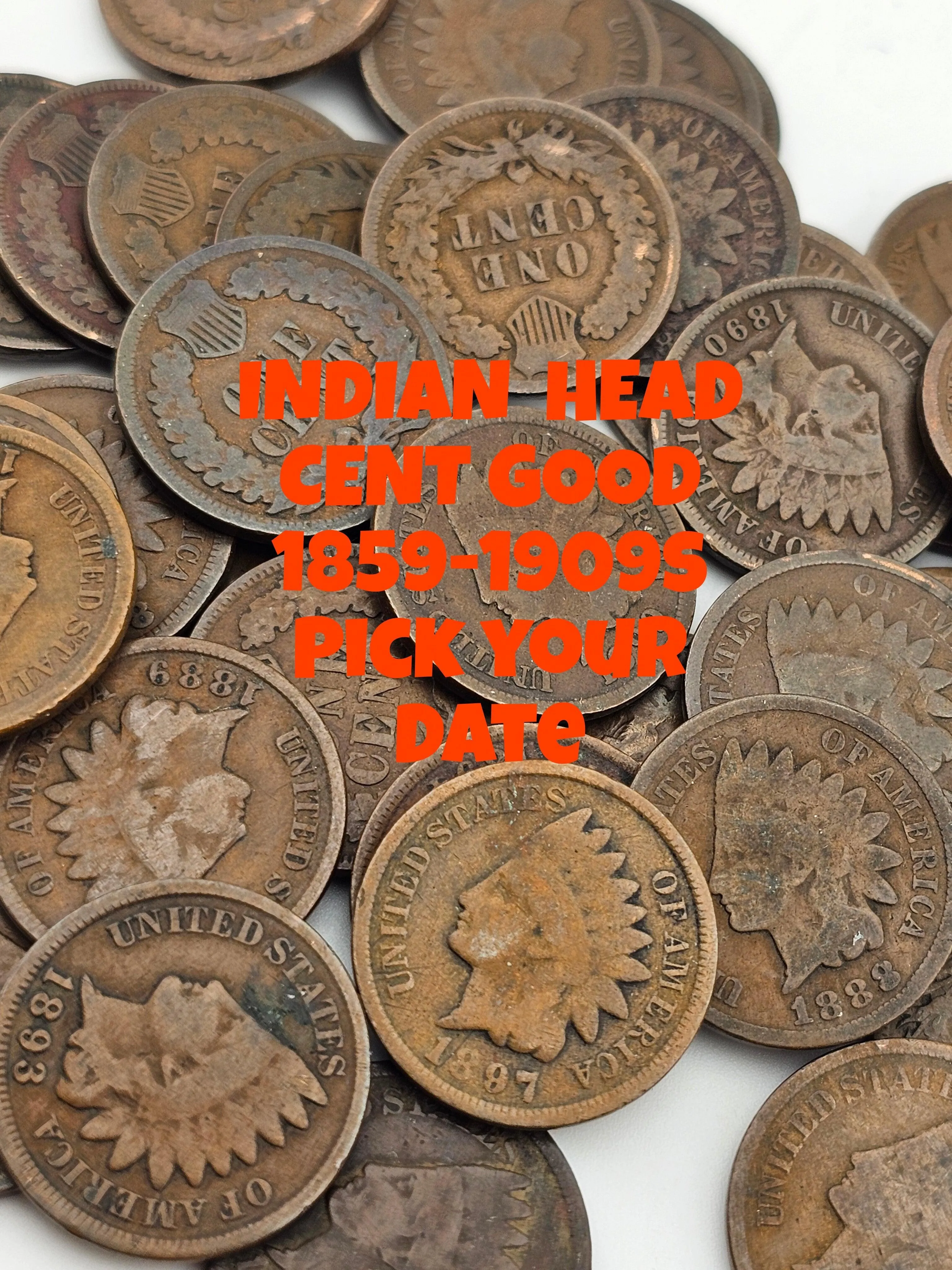 Indian Head Cents 1859-1909 Pick Your Date And Grade