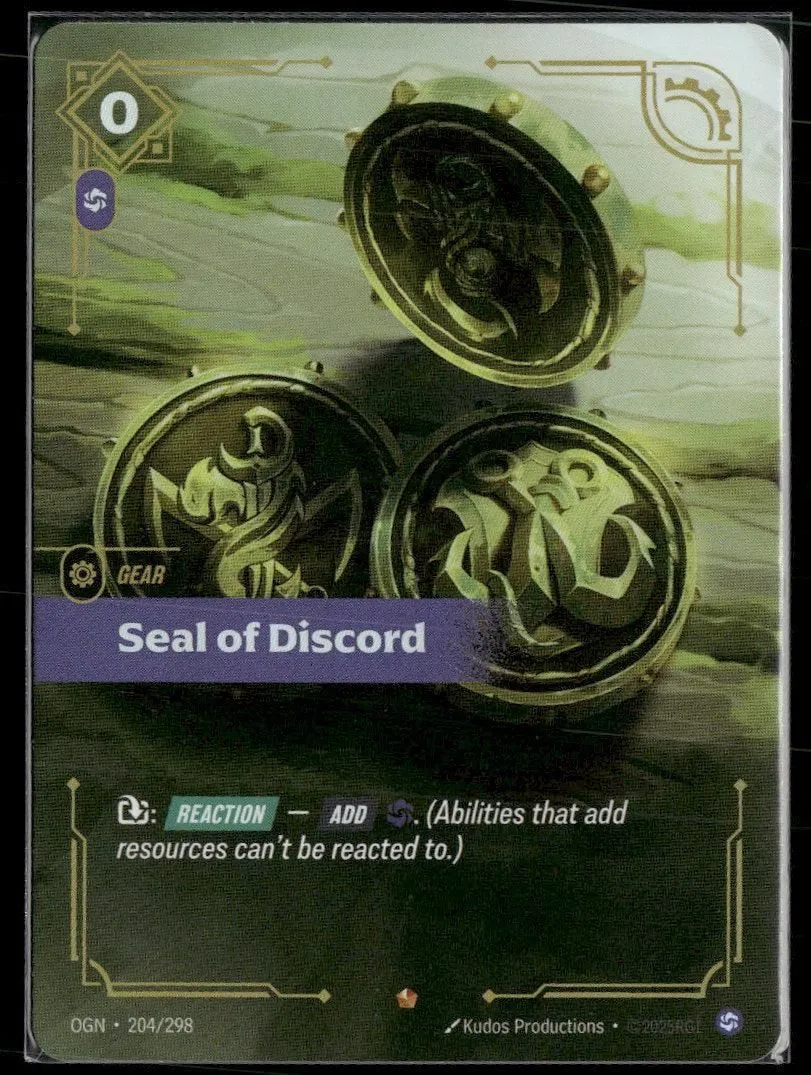 Seal of Discord #204/298 - Riftbound Origins