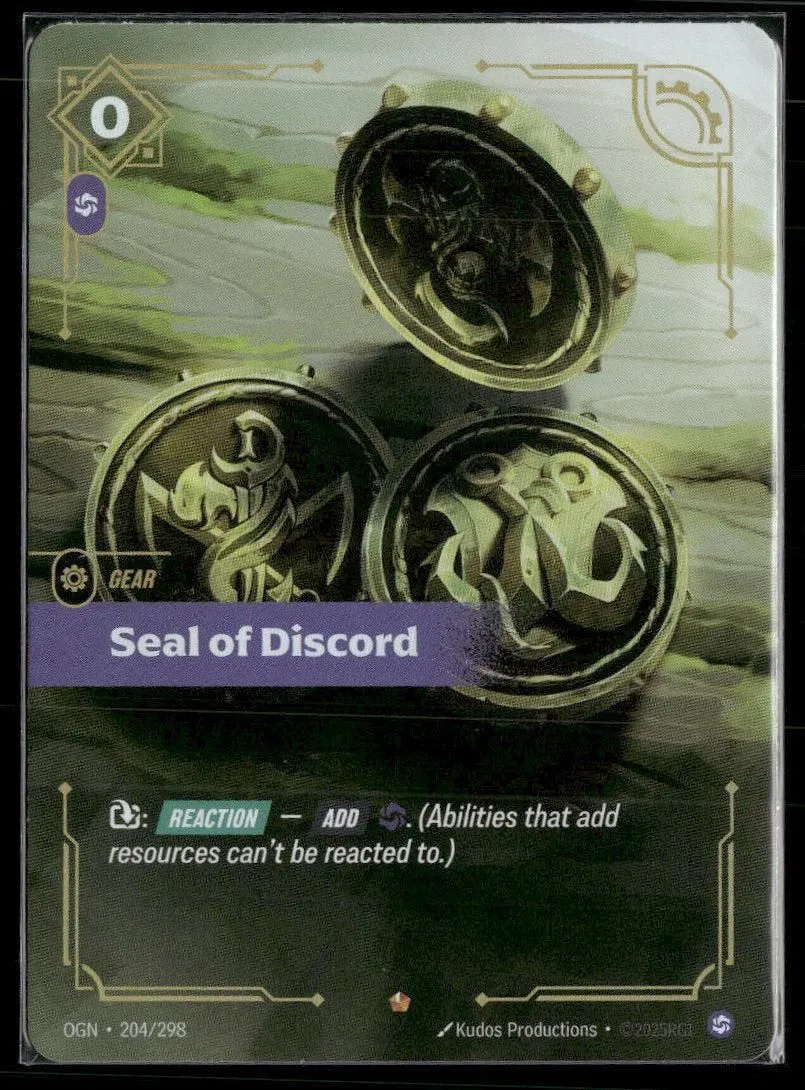 Seal of Discord #204/298 - Riftbound Origins