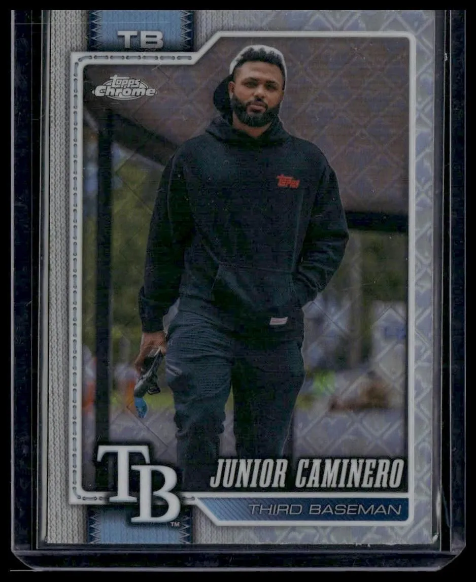 2026 Topps Chrome Logofractor Edition Variation #130 Junior Caminero