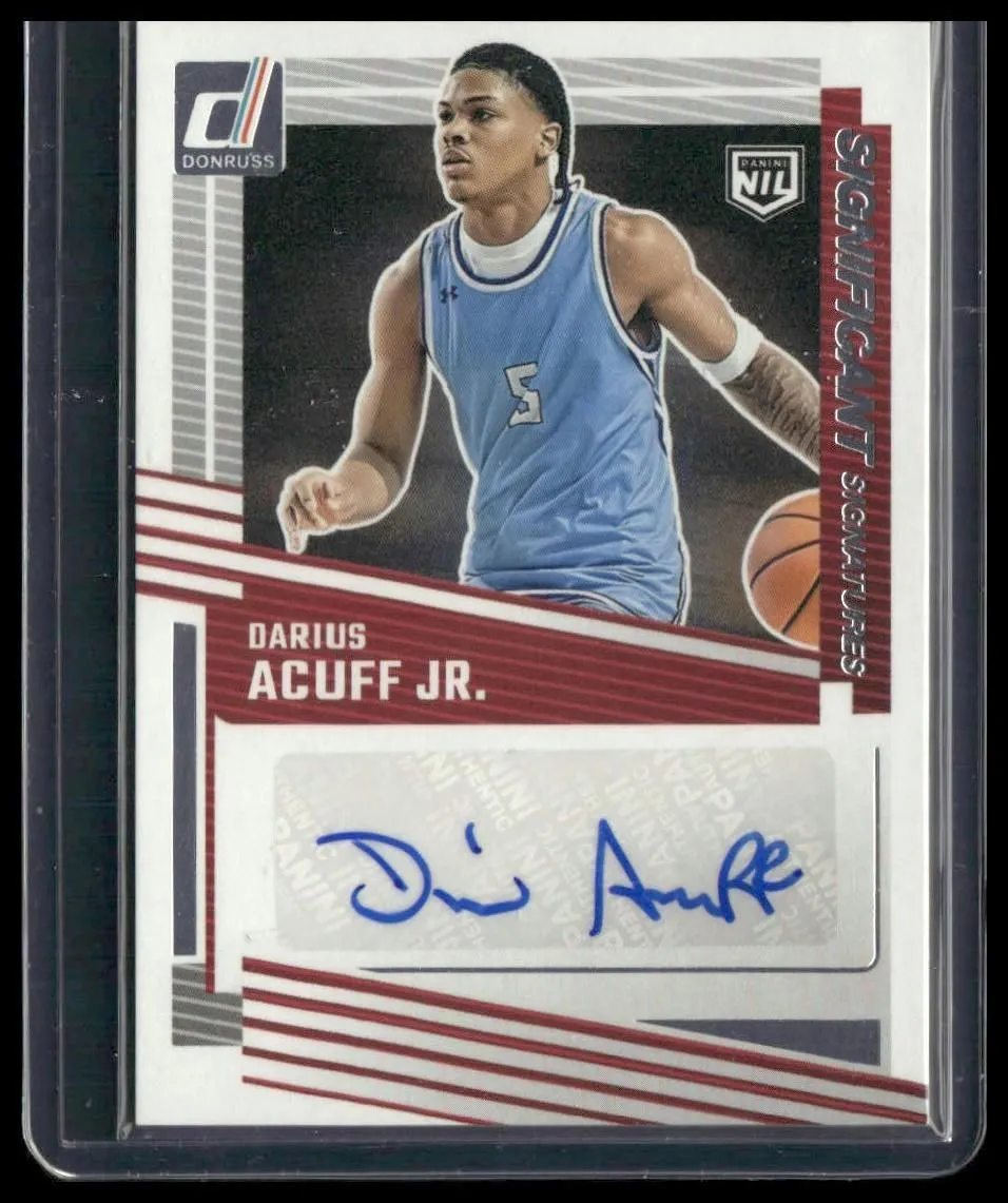 2025-26 Donruss #SS-DAJ Darius Acuff Jr. Significant Signatures