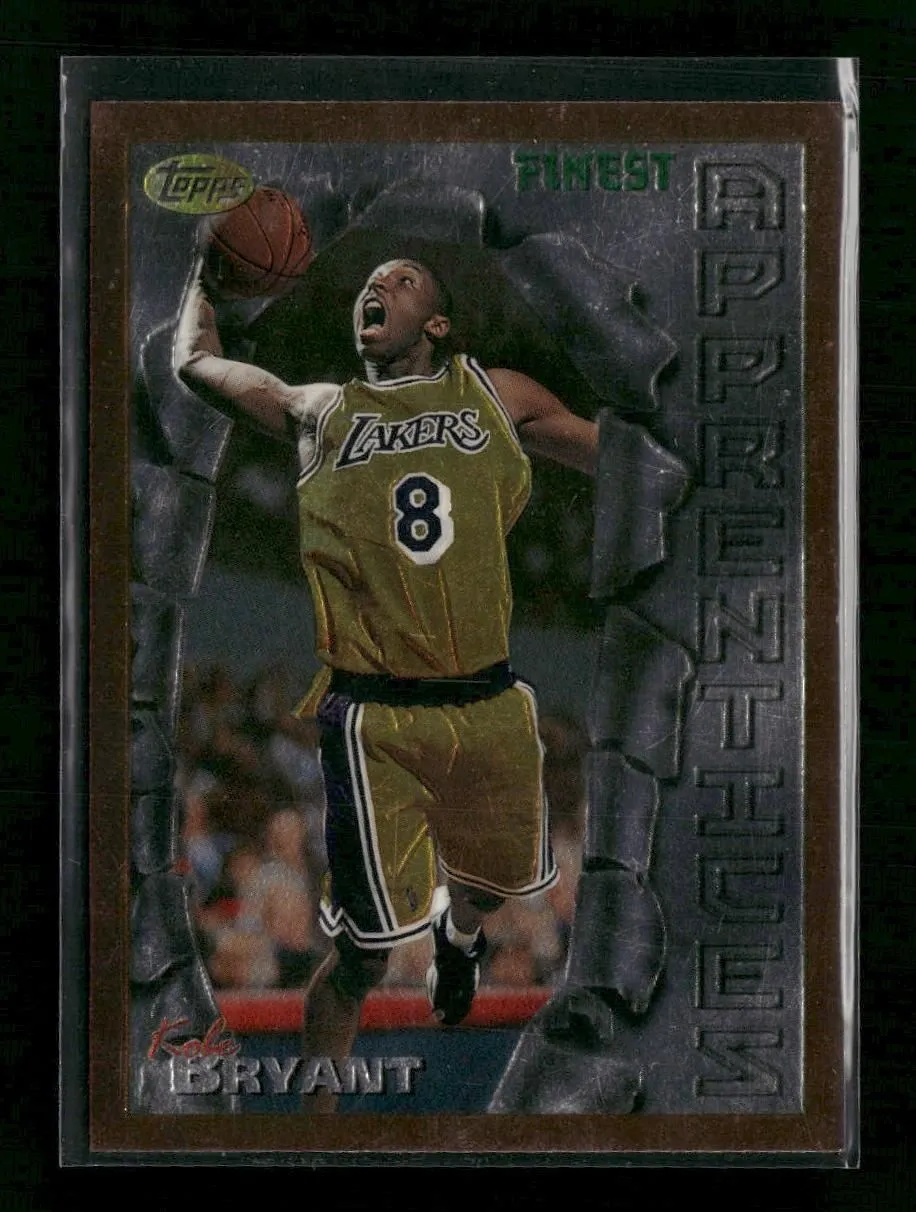 1996-97 Finest Kobe Bryant Gold Border RC #74