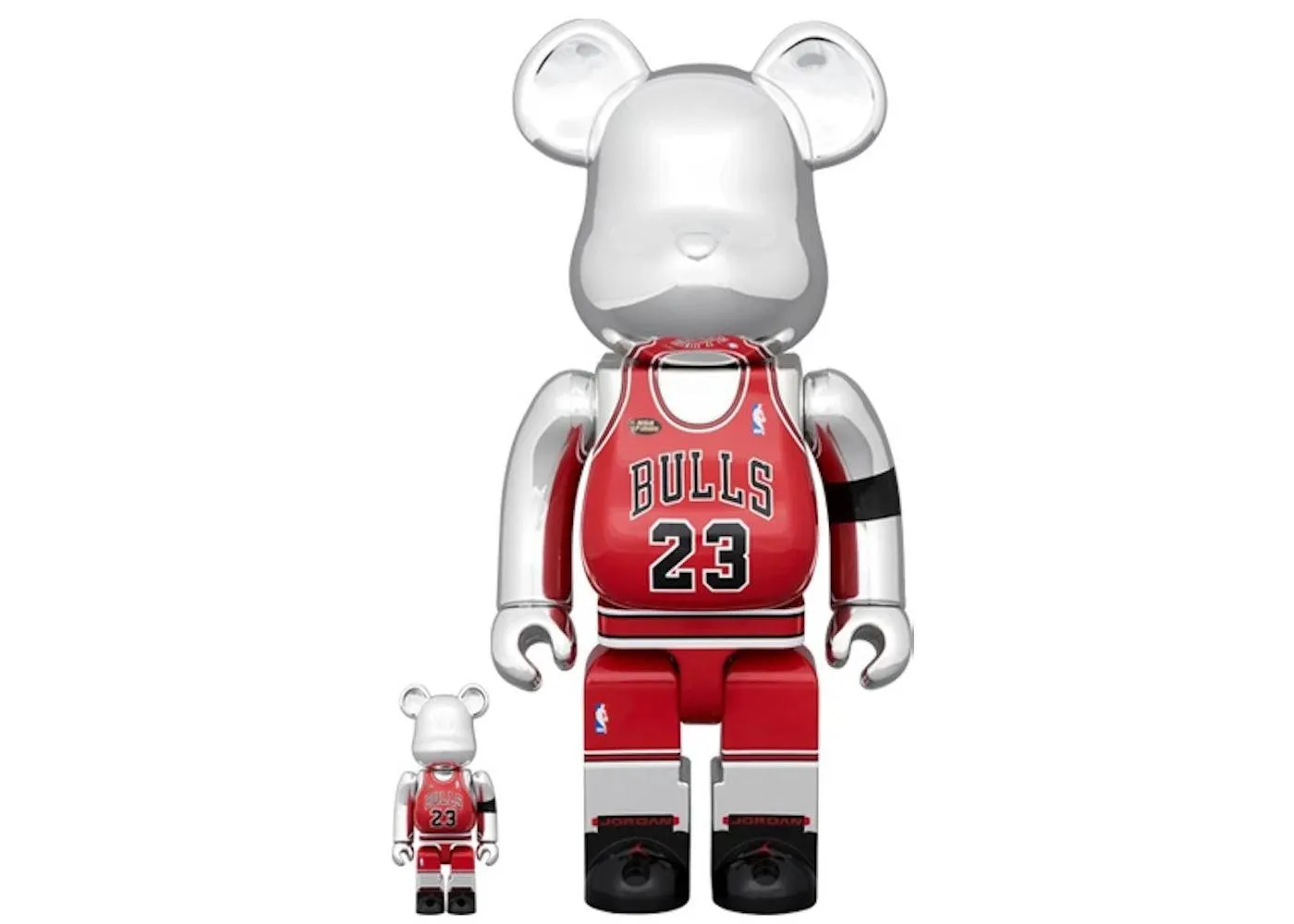 1310948 Bearbrick Michael Jordan 1998 Last Shot 100% & 400% Set