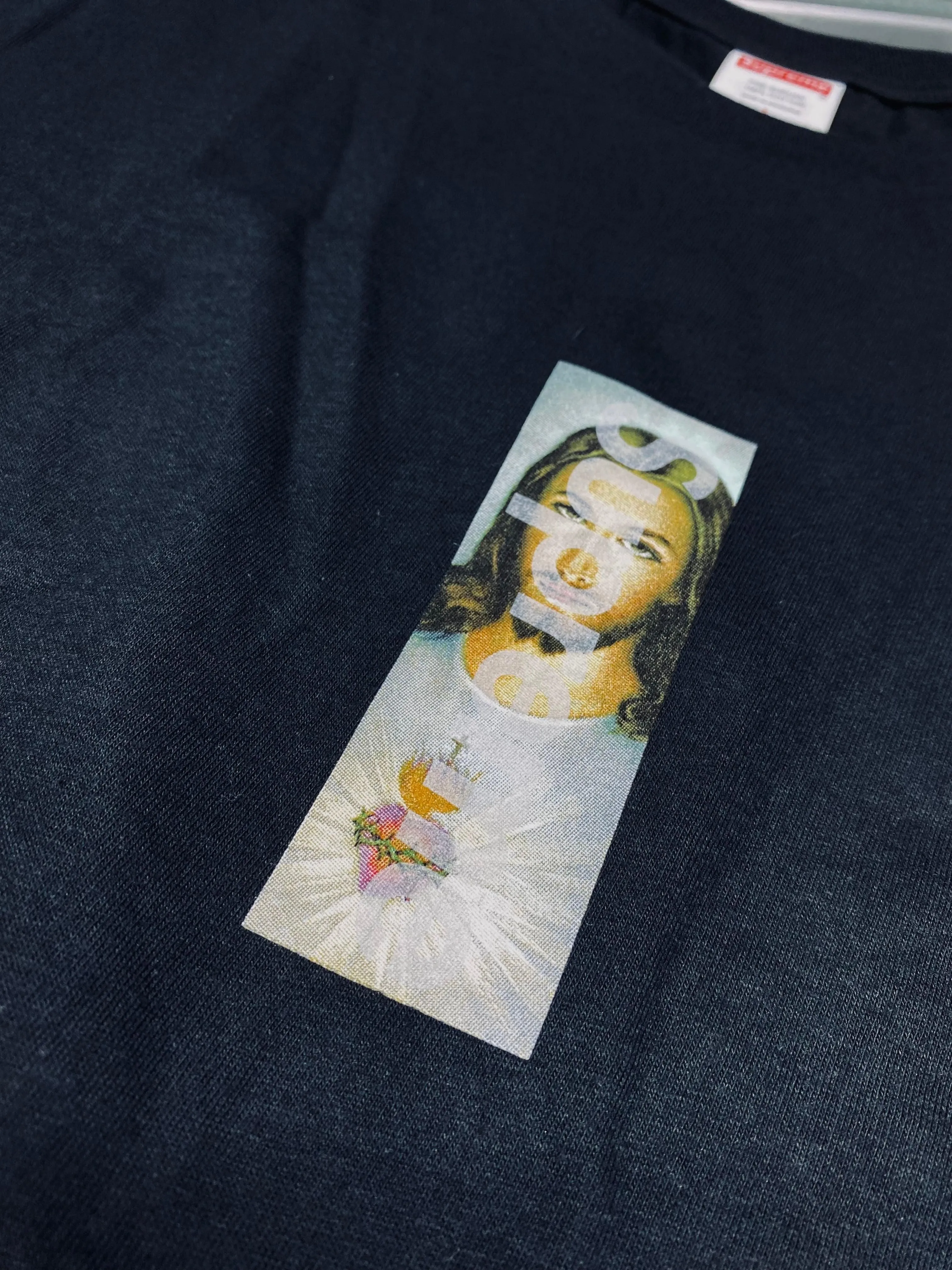 Supreme Prayer Card Box Logo T-Shirt