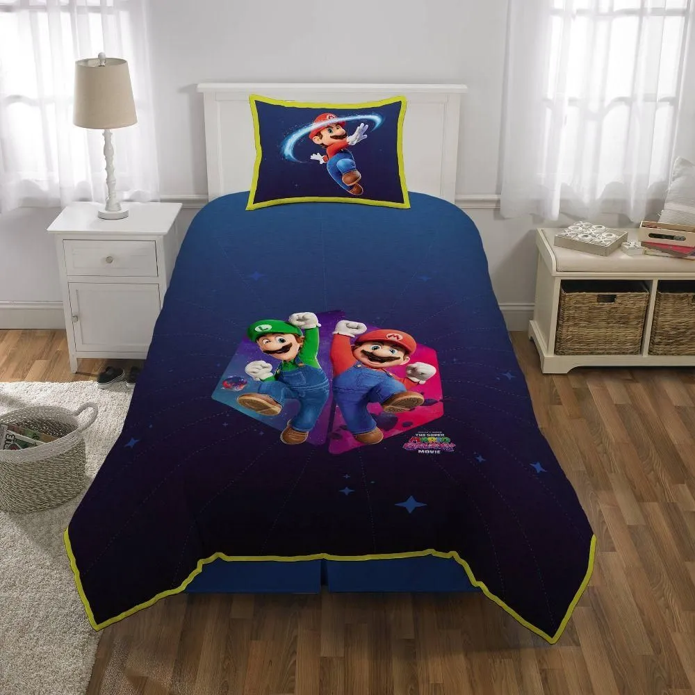 New without box - Super Mario Bros: The Movie Twin Quilt Set