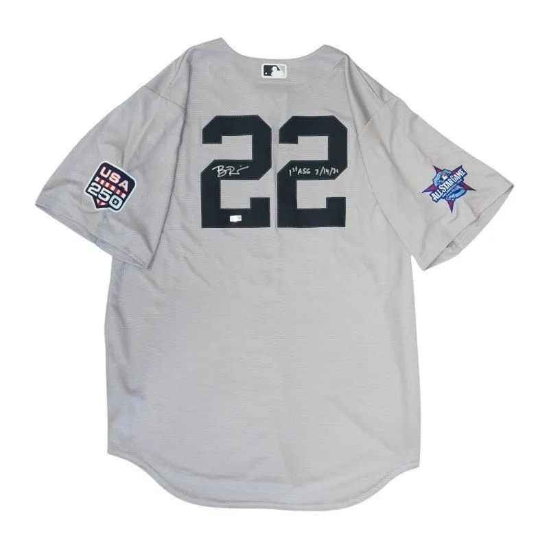 Ben Rice New York Yankees Autographed Inscribed 1st ASG All Star Game Jersey LE /22 (CX Auth)