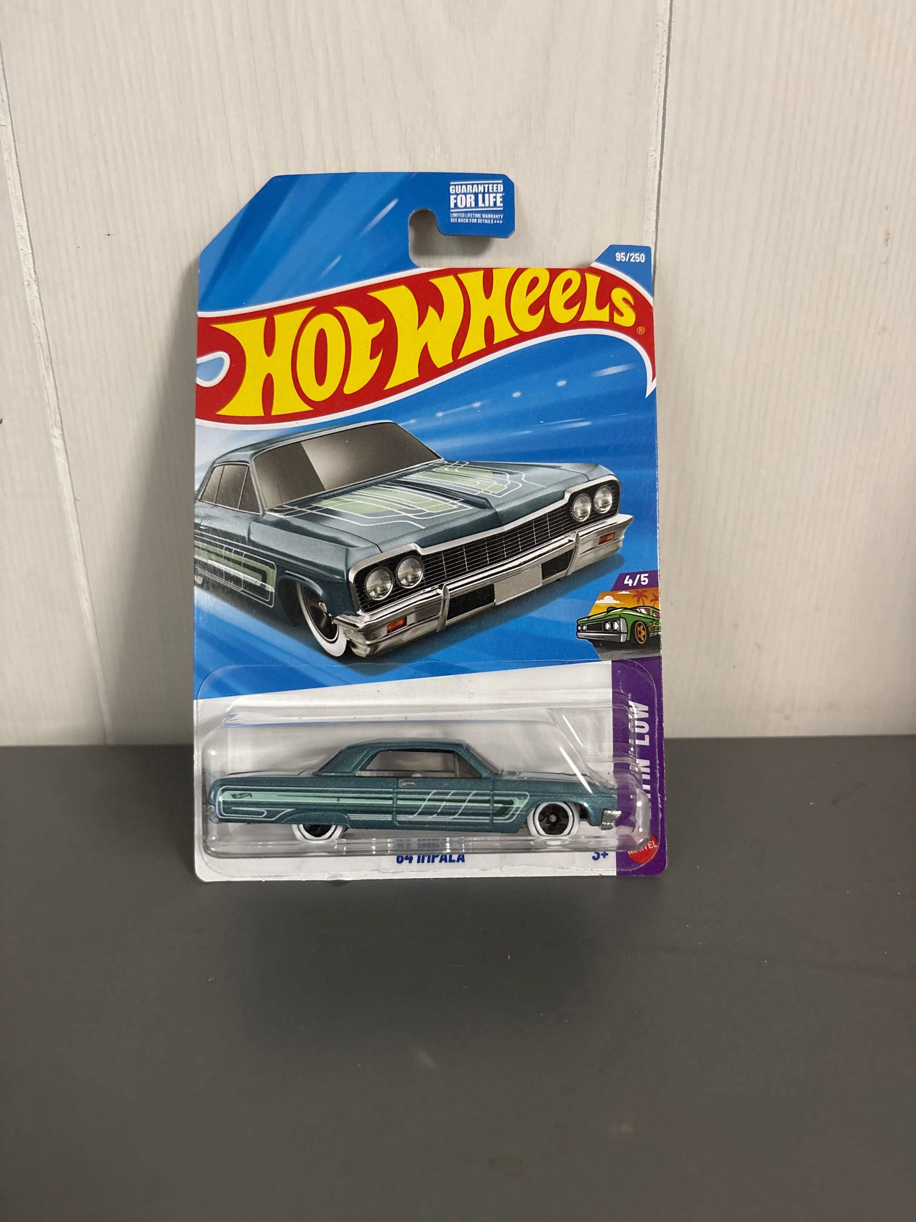 Hot Wheels 64 Impala Diecast blue