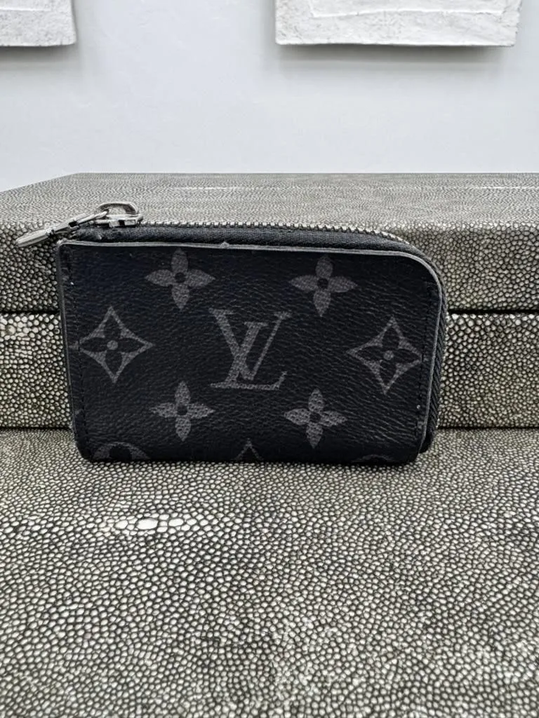 Louis Vuitton Monogram Eclipse Coin Case