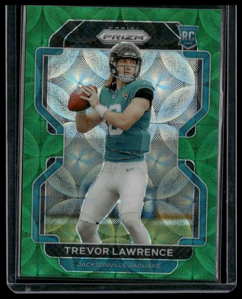 2021 Panini Prizm #331 Trevor Lawrence Green Scope #/75
