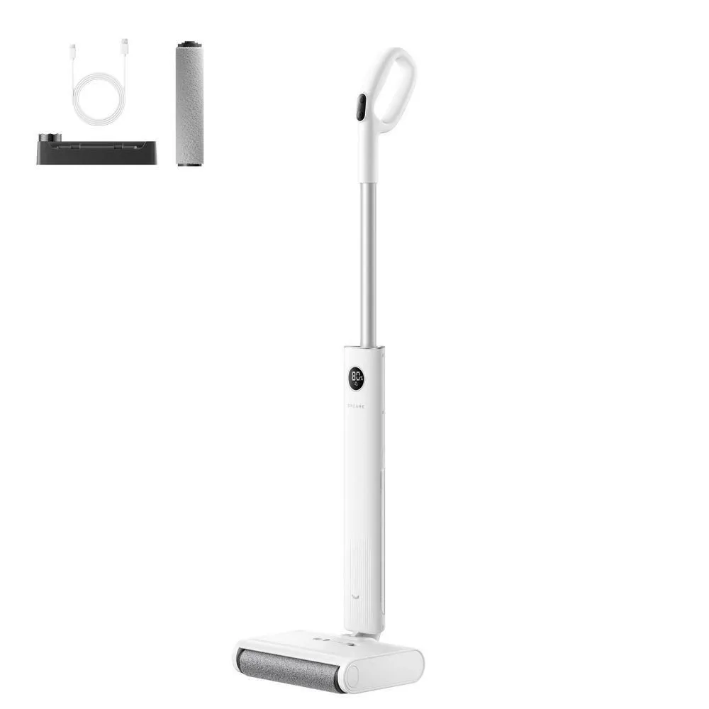 Used and fully functioning - Dreame FloorX120 Cordless Wet & Dry Vacuum with Extra Roller White