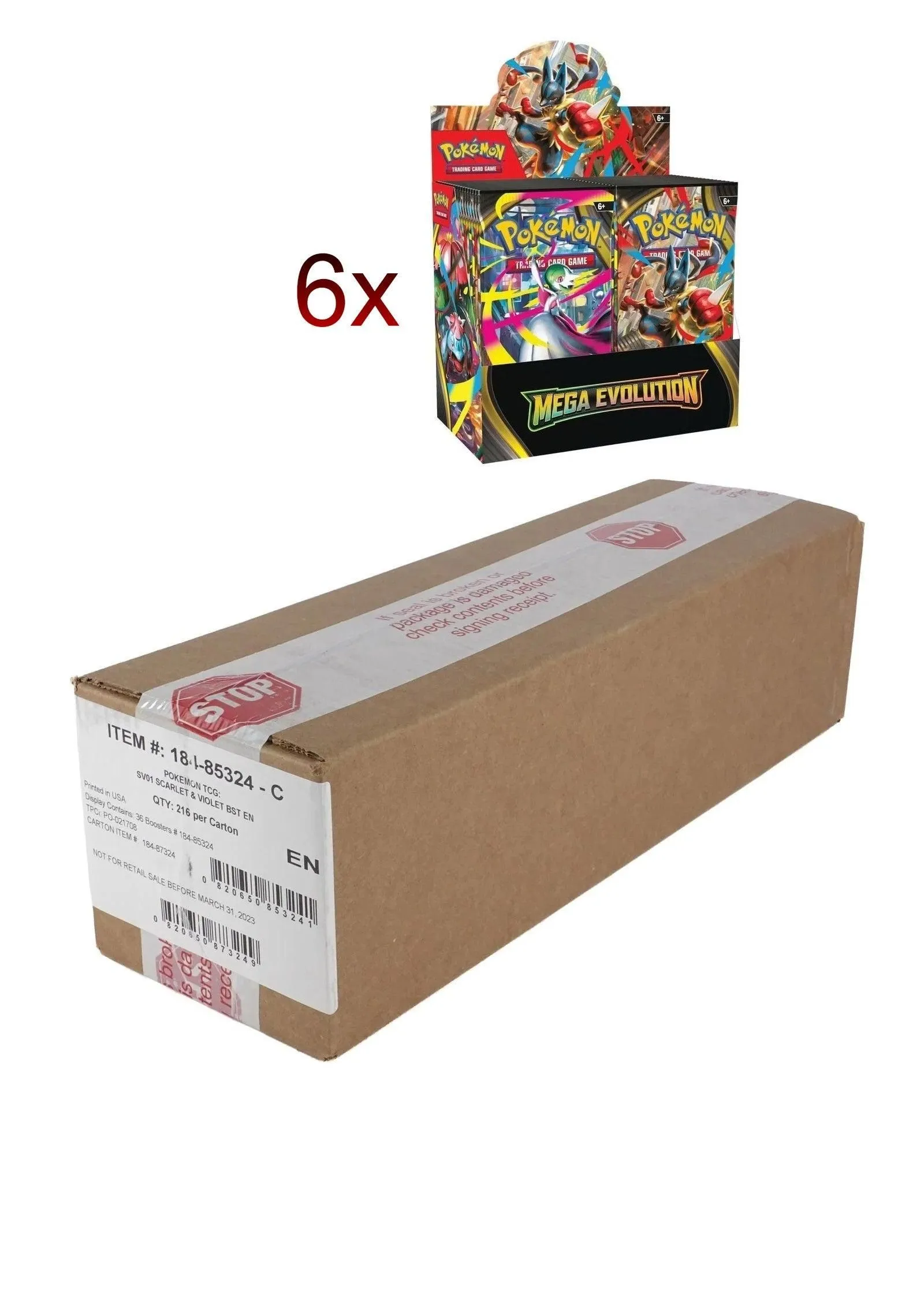 Mega Evolutions Enhanced Booster Box Case