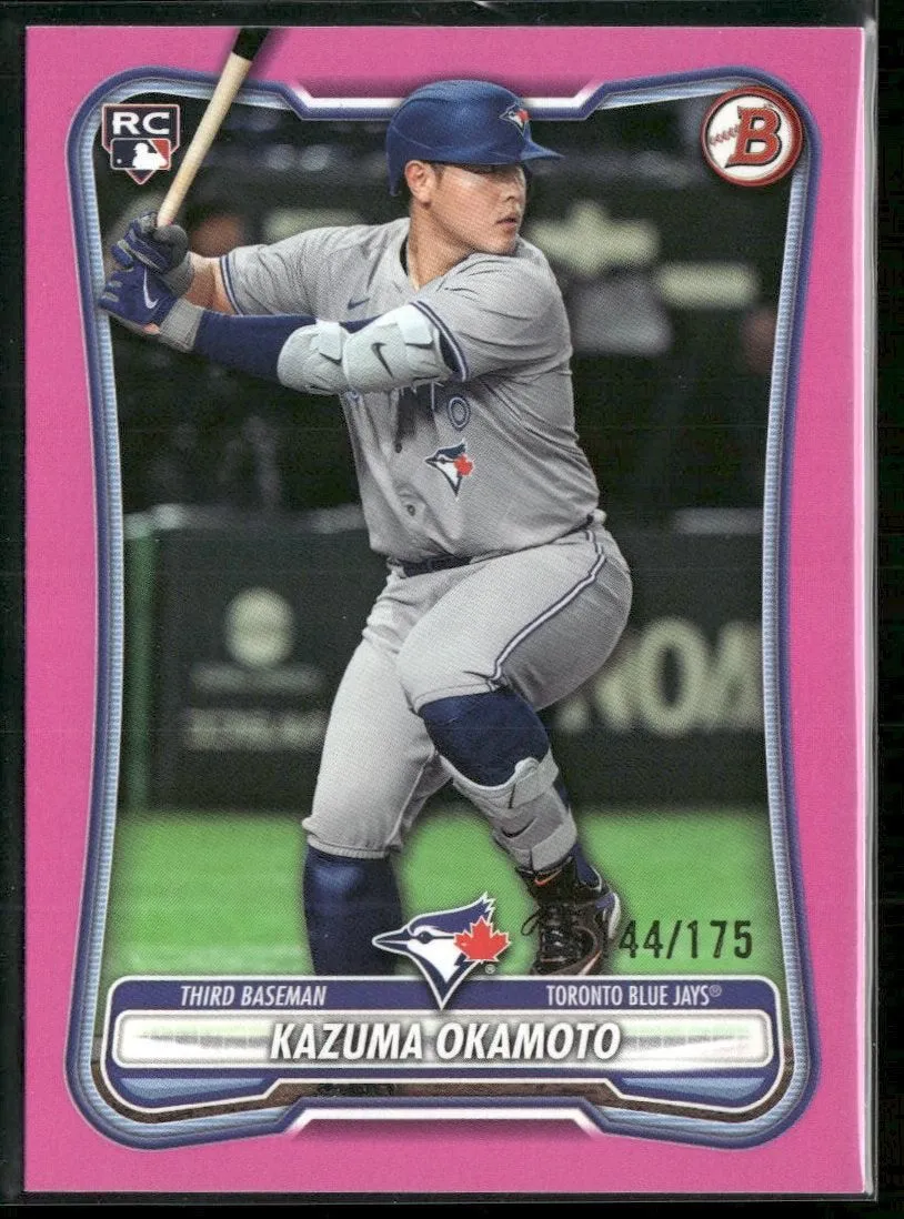 2026 Bowman Pink Kazuma Okamoto RC #/175 #28