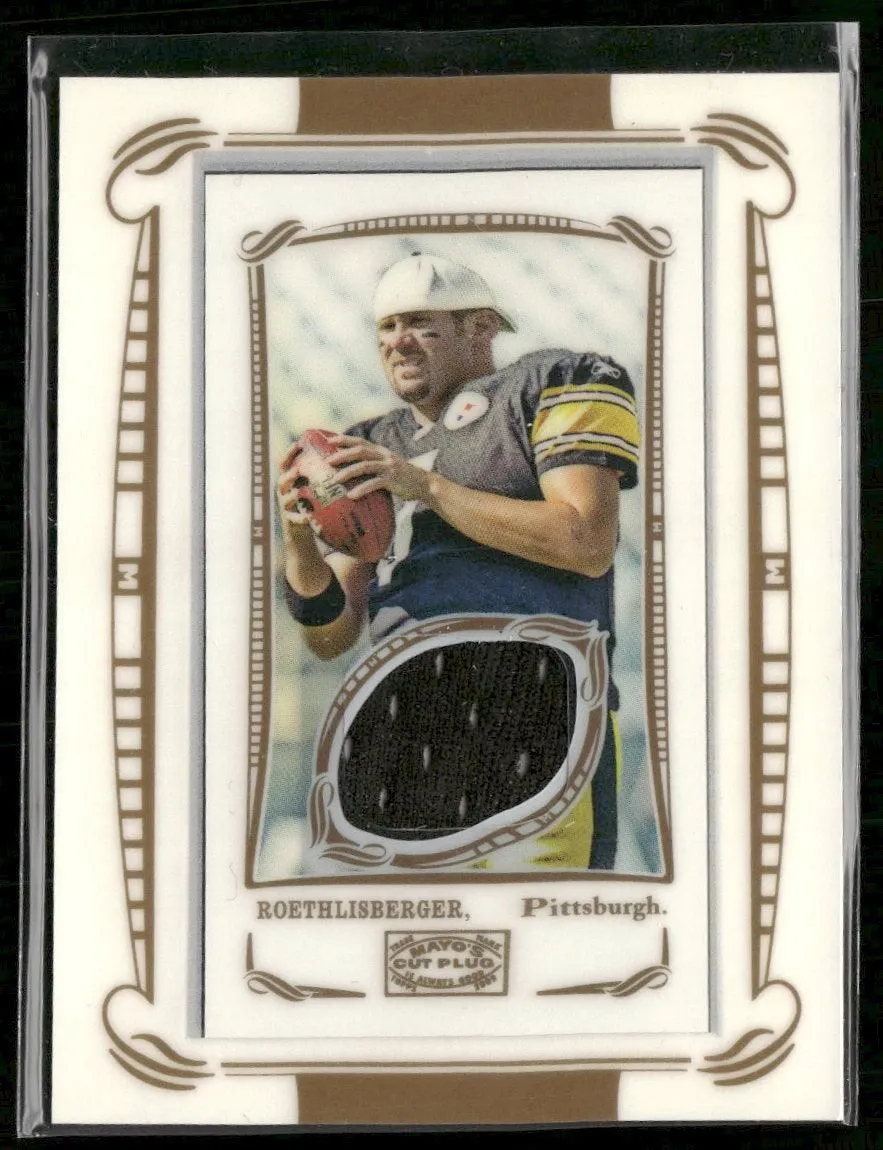2009 Topps Mayo Relics Ben Roethlisberger #MR-BRO
