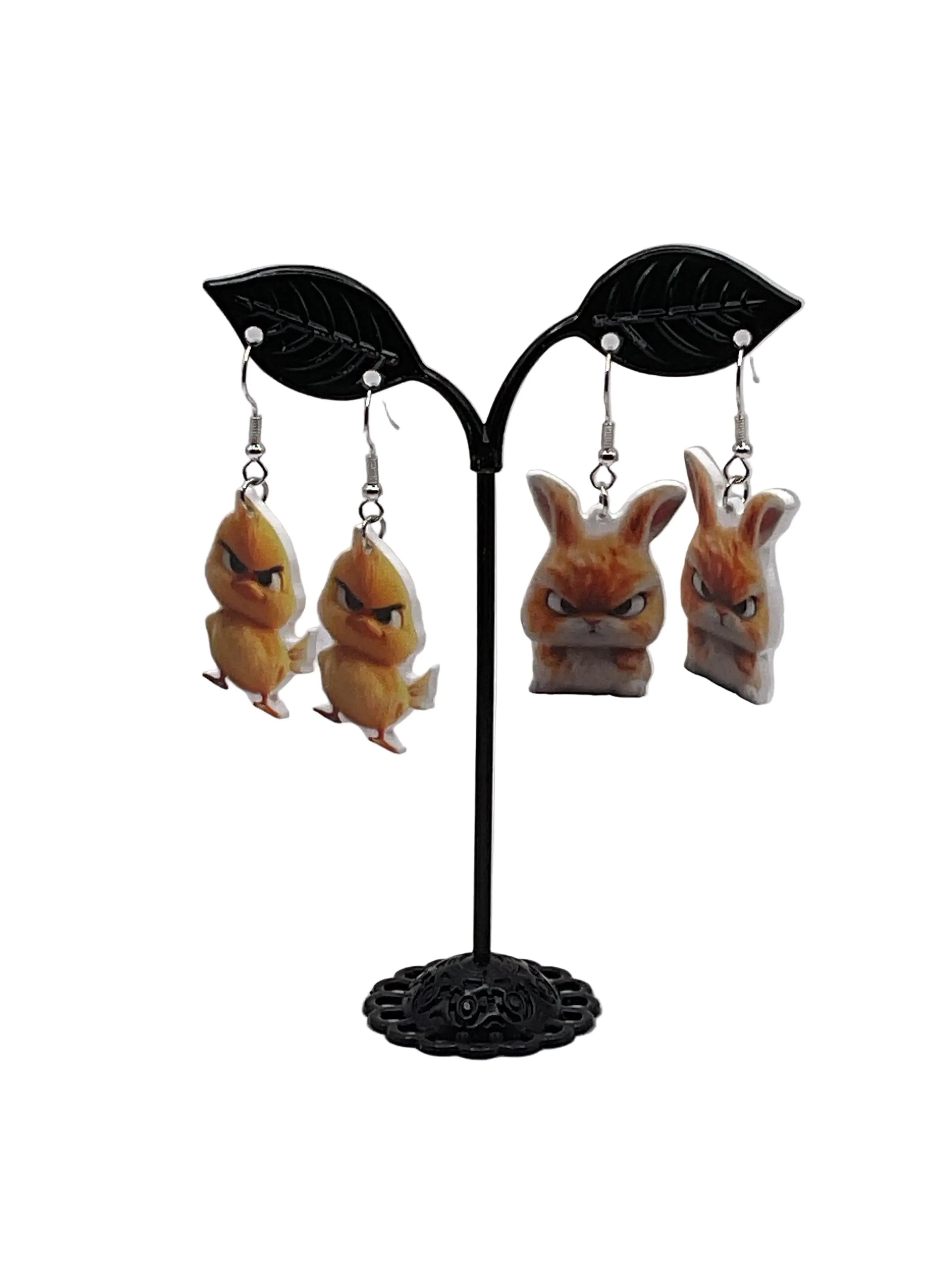 Angry Animal Earrings