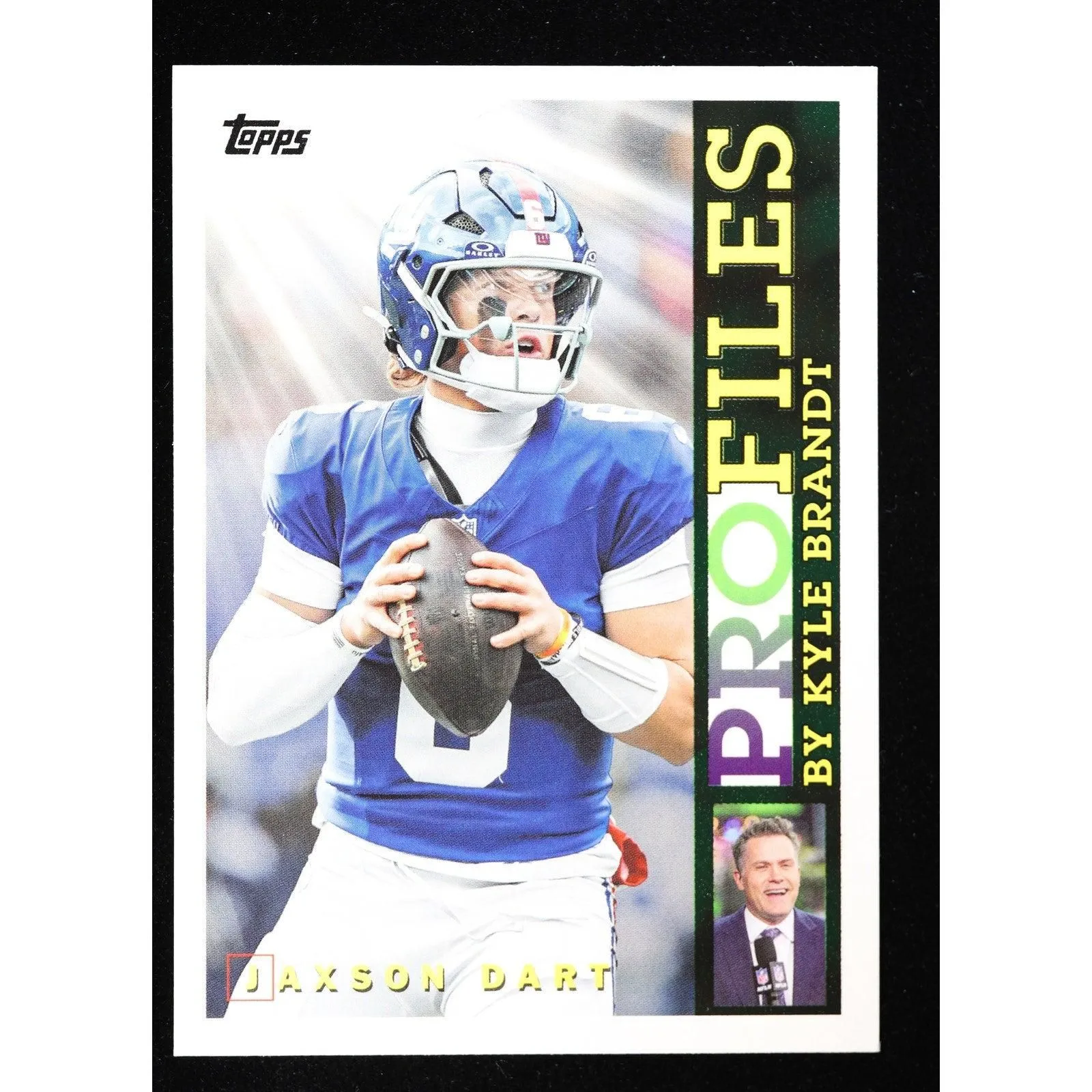 2026 Topps Flagship Jaxson Dart RC Topps Profiles TP-24 — Near Mint