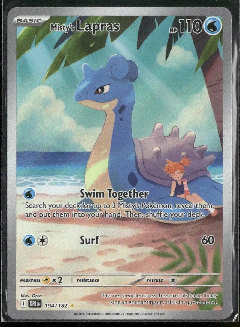 SV10: Destined Rivals Misty's Lapras #194/182