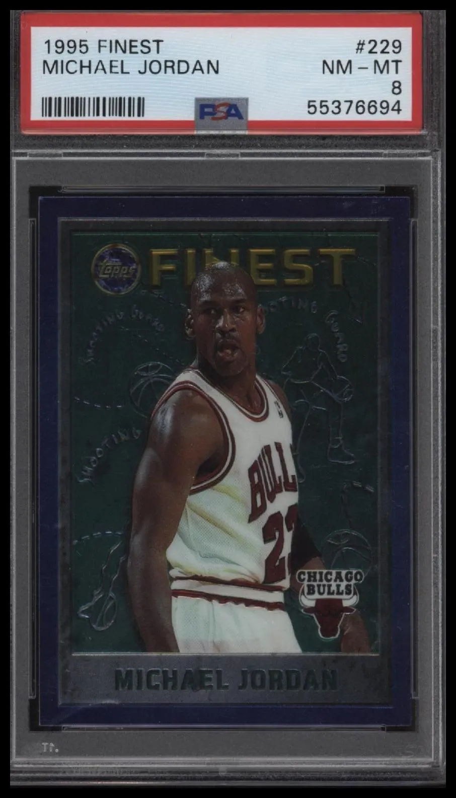 1995 Finest Michael Jordan 8 PSA #229