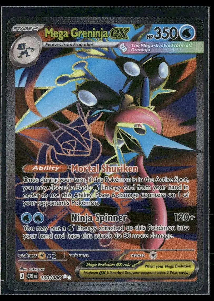 ME04: Chaos Rising Mega Greninja ex #100/086