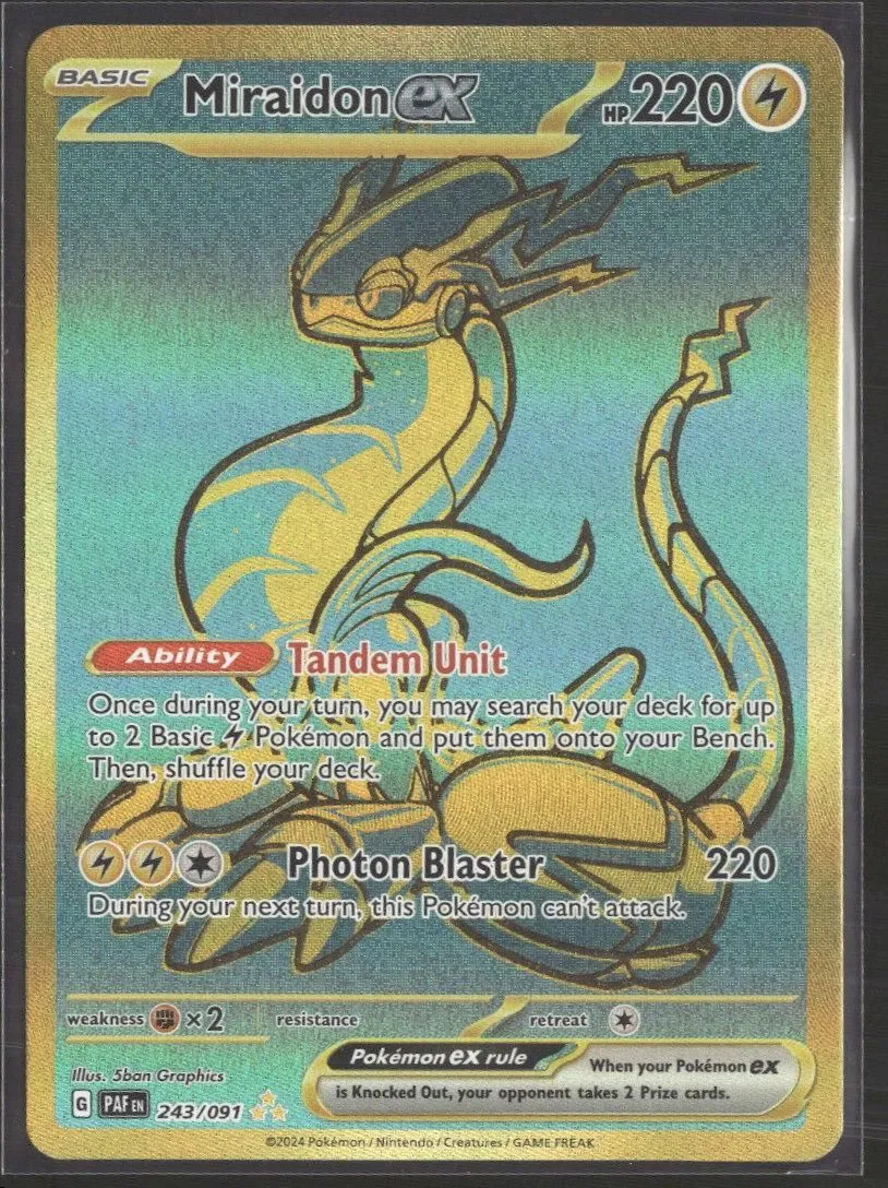 SV: Paldean Fates Miraidon ex #243/091
