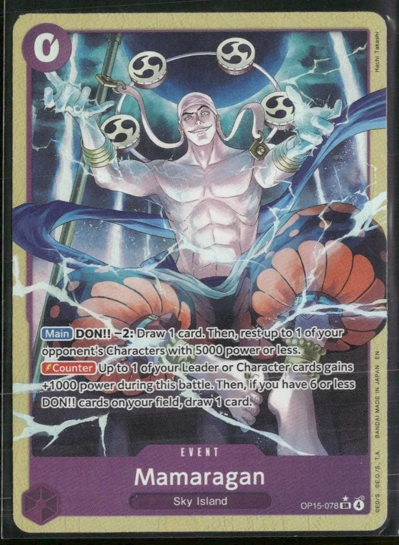 Adventure on Kami's Island Mamaragan (Alternate Art) #OP15-078