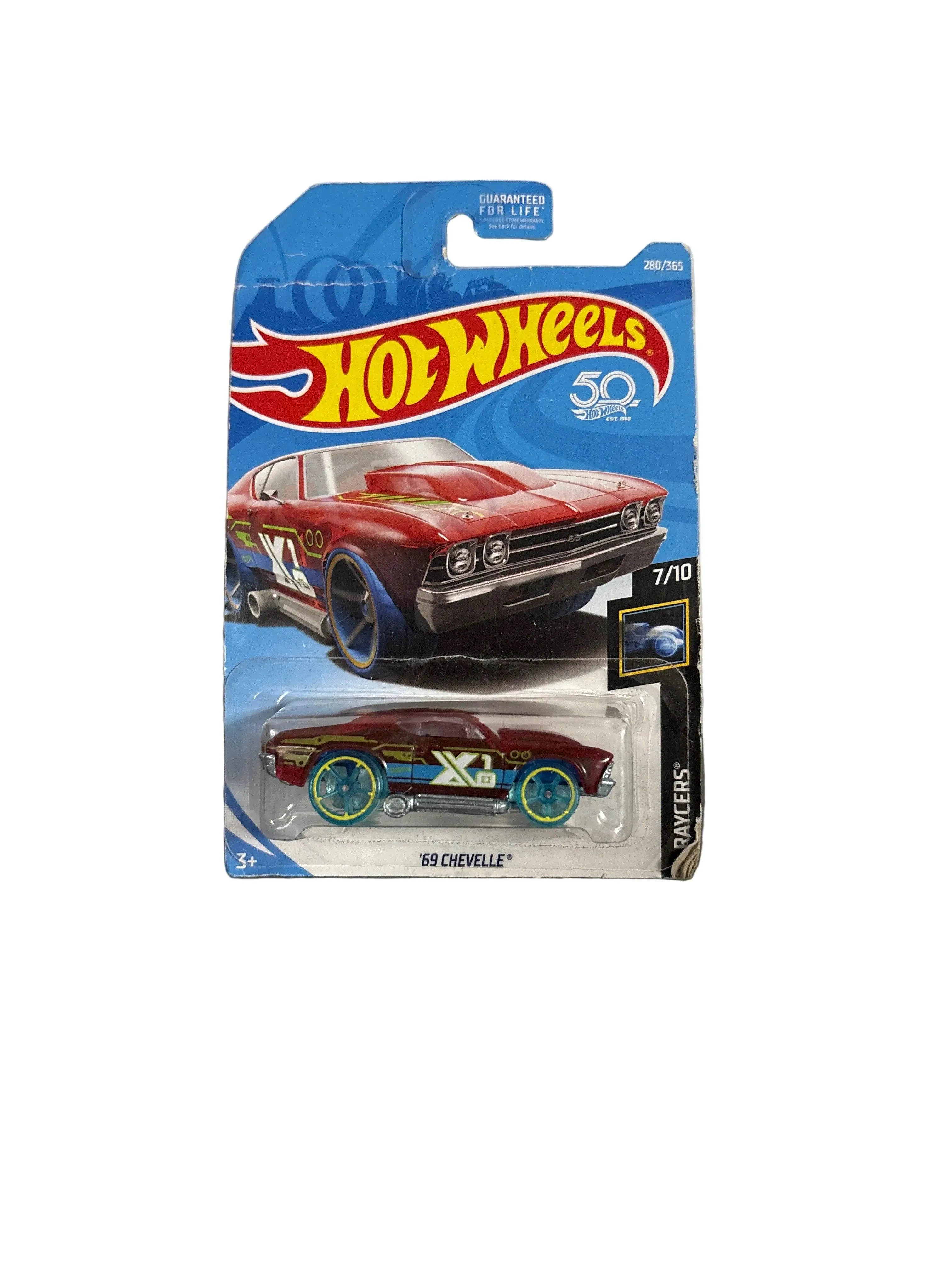 Hot Wheels 69 Chevelle Diecast red
